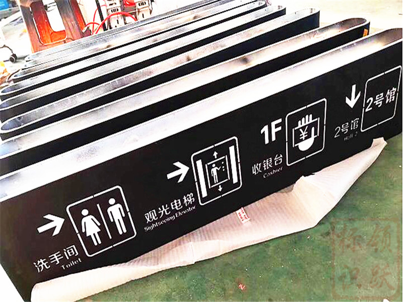 石龙吊挂导视牌灯箱